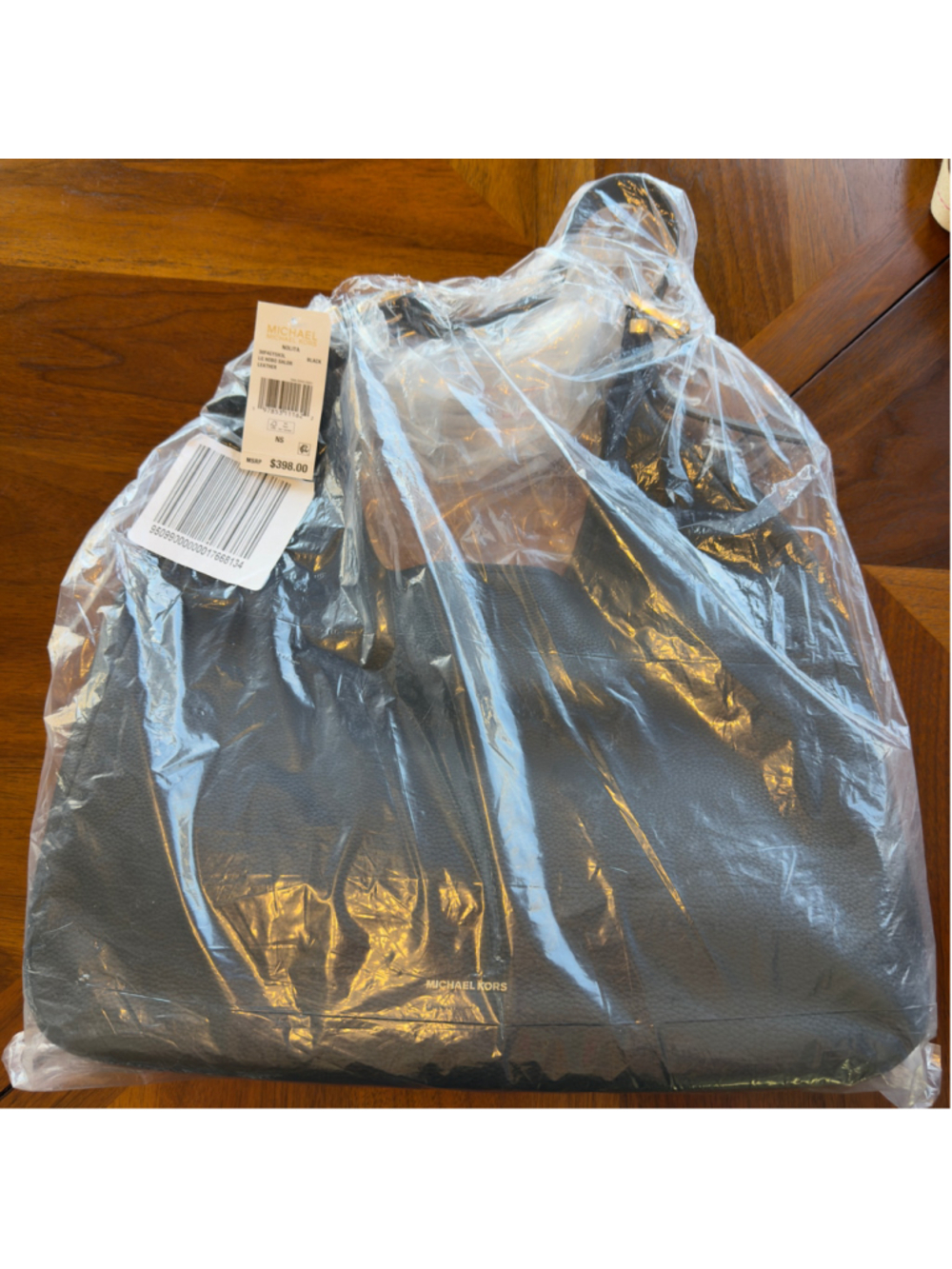 Women's MICHAEL KORS Black Nolita Large Hobo Shoulder Bag Black SKU771 - Picture 6 of 8